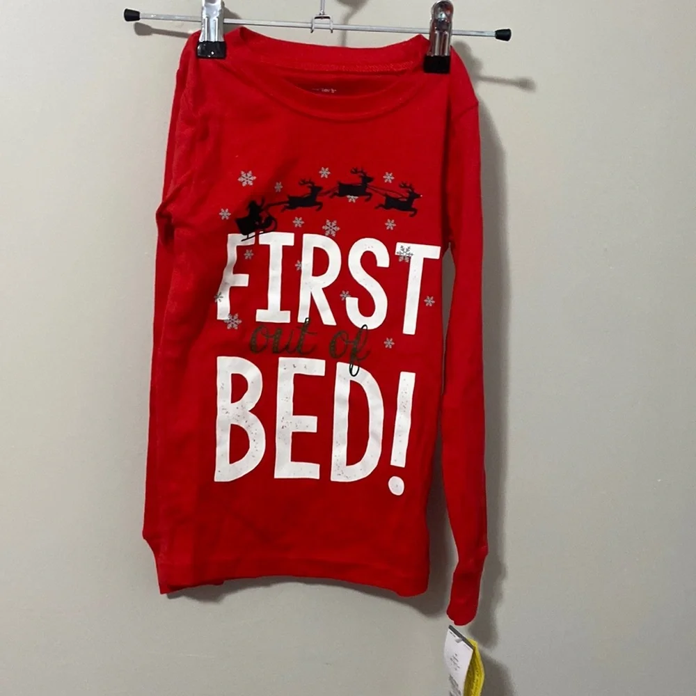 NWT! Carter Holiday Kids Red Christmas‎ Top